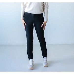 Abendroth Golf Peggy Pant Women's 6 Midnight Black Ankle Zip Professional Jogger